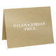 Tailored Name Folded Shimmer Note Cards Image 3 of 9
